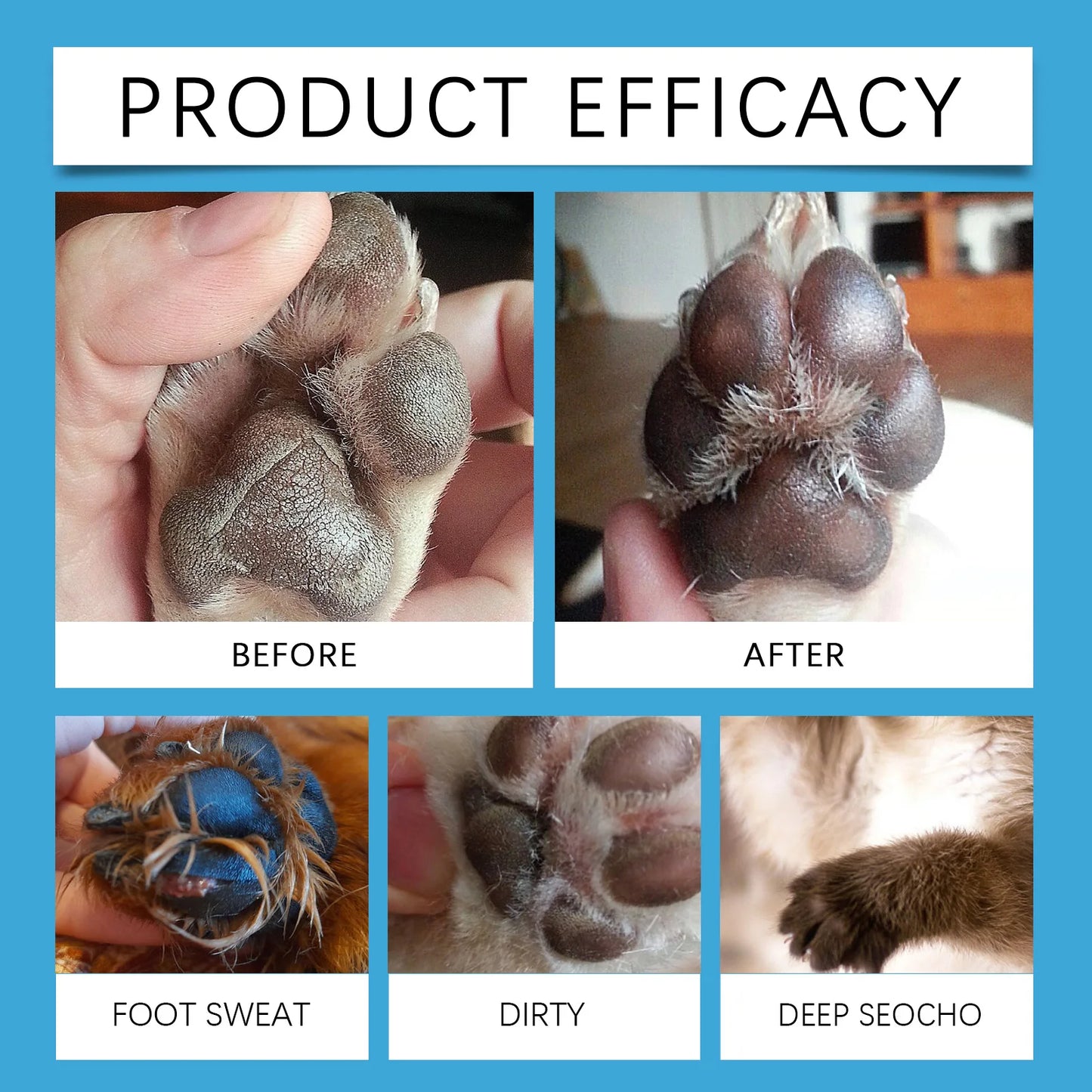 Dog Paw Washing Foam Pet Foot Cleaning Foam Rinse-free Paw Cleaner No Washing Claw Care Supplies For Cat With Silicone Brush