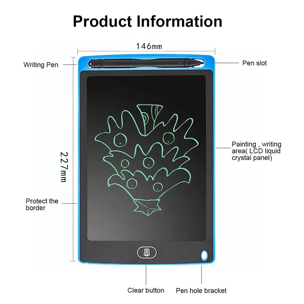 Writing Digital Graphic Drawing Tablets Electronic Handwriting Pad Toys for kids 8.5Inch Electronic Drawing Board LCD Screen