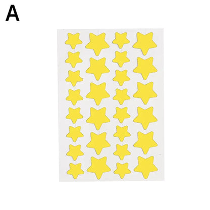 Black Star-Shaped Acne Stickers, Invisible Hydrocolloid Pimple Patches, Blemish Spot Cover Treatment,Skin Care Tool