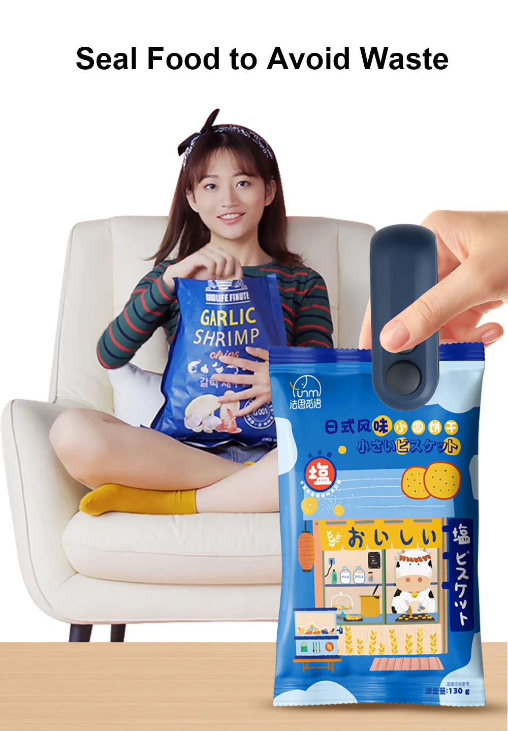 Plastic Bags Sealer Mini Sealing Machine Food Packaging Bag Sealer Portable Heat Bag Sealer Rechargeable Food Bag Thermal Sealer