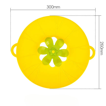Silicone pattern anti-spill lid, silicone fresh-keeping lid, rotatable lid, kitchen gadgets