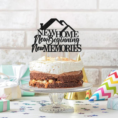 1 set Home Sweet Home cake decoration, housewarming party welcome home cake topper