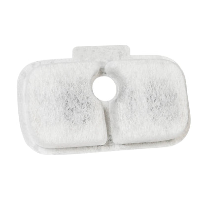 PLWF005 Cat Water Fountain Filters For Dockstream PLWF115 PLWF105, 12 Filters 12 Sponges, Pet Water Fountain Vertical Filtration
