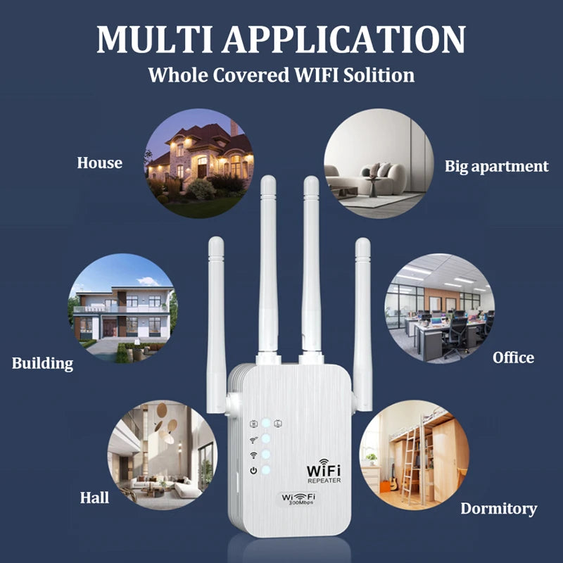 Xiaomi 1200Mbps Wifi Amplifier Dual band 2.4G 5G Repeater Network Expander Range Extender Signal Booster Wireless Wi-Fi Router