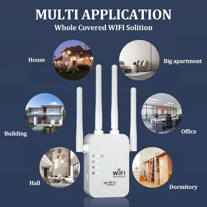 Xiaomi 1200Mbps Wifi Amplifier Dual band 2.4G 5G Repeater Network Expander Range Extender Signal Booster Wireless Wi-Fi Router