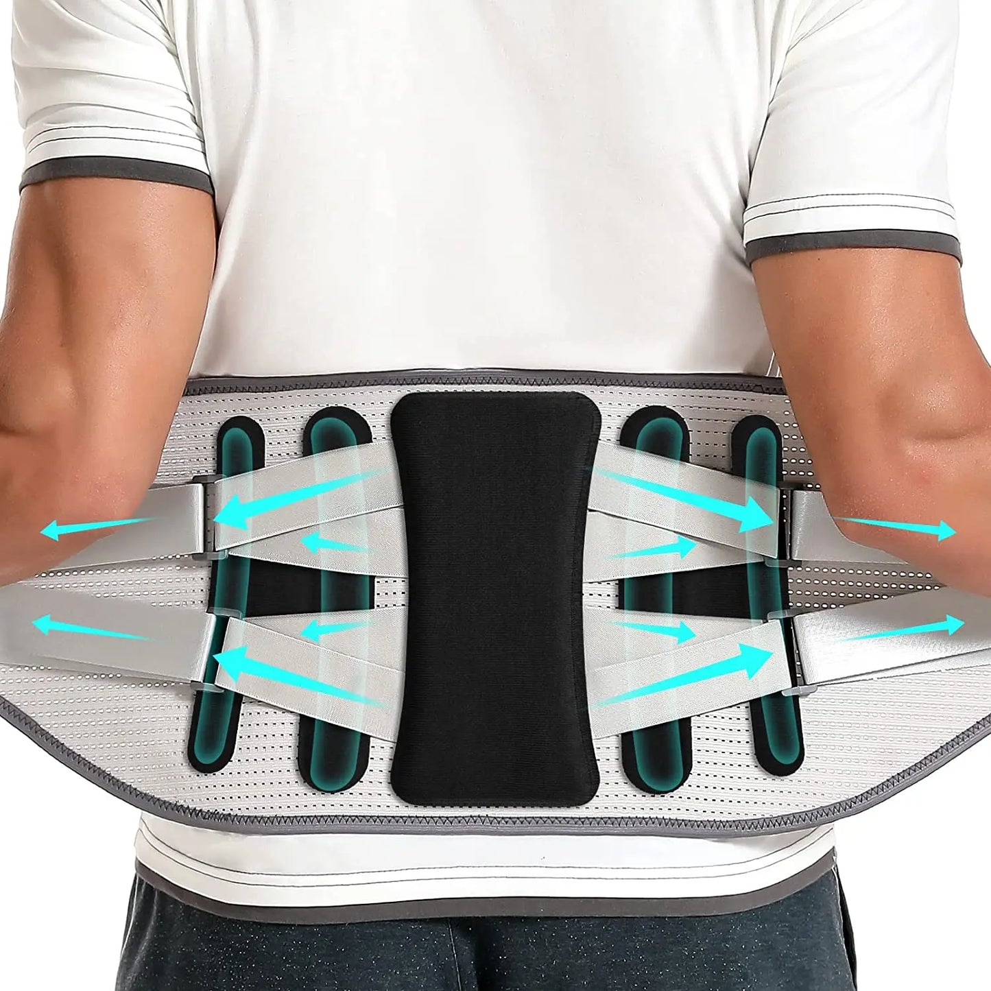 Back Brace for Men and Women,Lumbar Brace for Lower Back Pain Relief,Breathable Waist Lumbar Back Support Belt for Back Pain