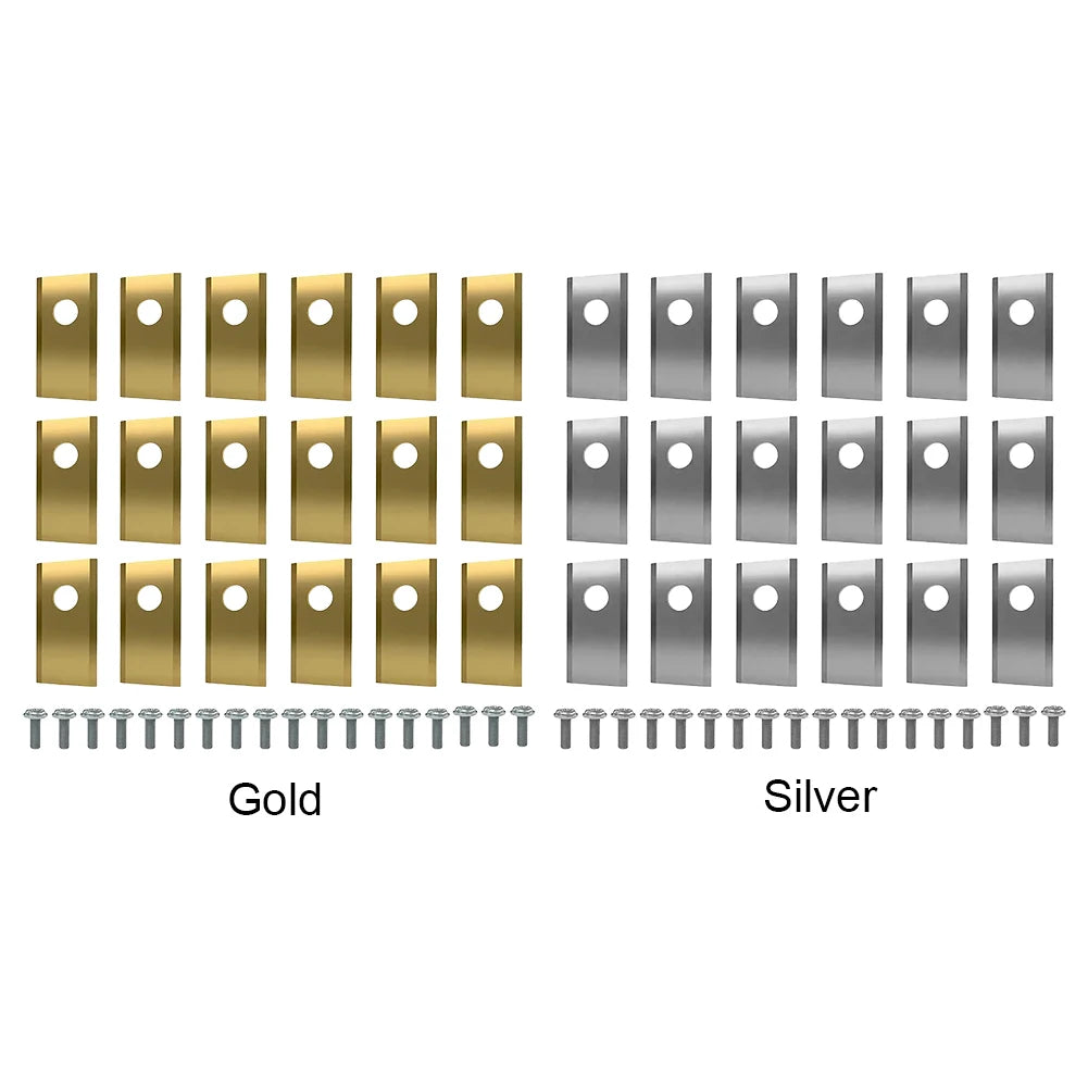 18-54Pcs Single Hole Lawn Mower Cutting Blade Set Lawn Mower Blade Robotic Lawn Mowers Replacement for Worx Landroid Lawn Mowers