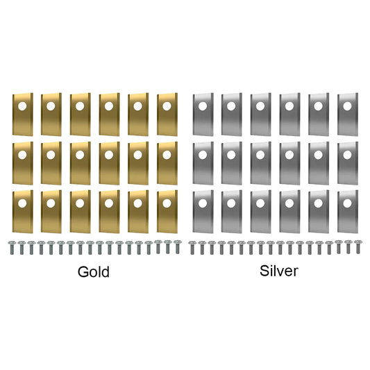 18-54Pcs Single Hole Lawn Mower Cutting Blade Set Lawn Mower Blade Robotic Lawn Mowers Replacement for Worx Landroid Lawn Mowers