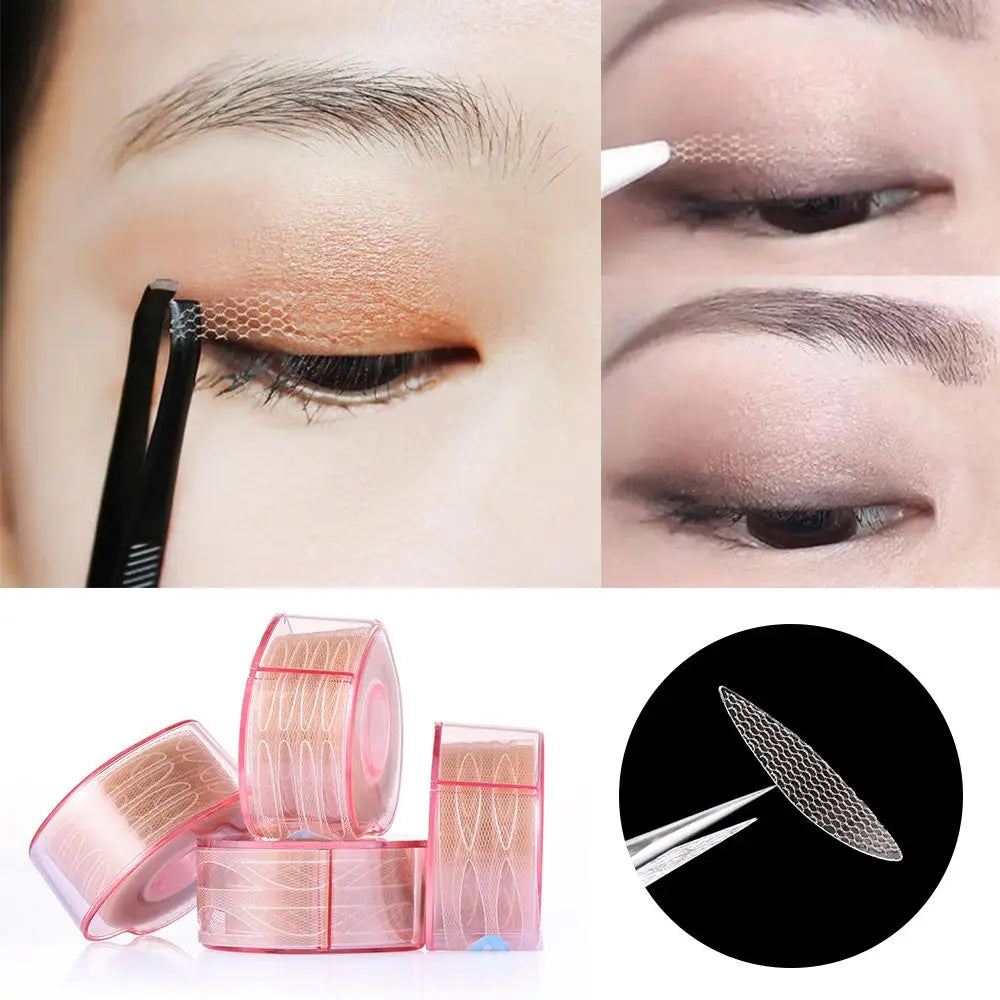 Ultra Invisible Eyelid sticker Lace Fiber Eyelid Lifting Tape Natural Waterproof Sweatproof Big eyes Eyelid sticker