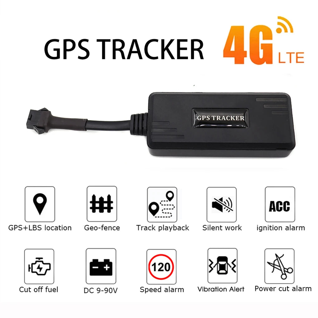 Portable Car GPS Tracker Real-time Wireless GPS Tracker 4G Vehicle Anti Theft Tracking Device Alarm Tracker Anti-lost Locator