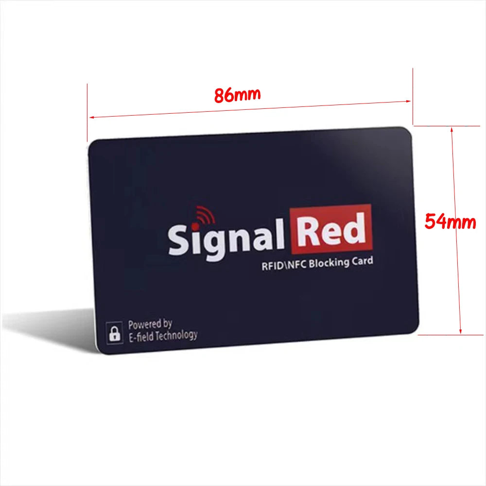1Pc RFID Blocking Cards Contactless NFC Debit Credit Card Passport Protector Blocker Set Smart Anti-theft Design Perfectly Fits