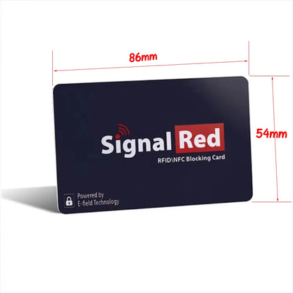 1Pc RFID Blocking Cards Contactless NFC Debit Credit Card Passport Protector Blocker Set Smart Anti-theft Design Perfectly Fits