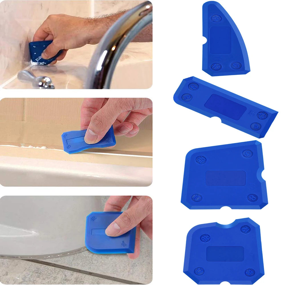 Finishing Caulking Tools Versatile Silicone Glass Cement Scraper Cleaning Hand Spatula Tool Professional Sealant Spreading