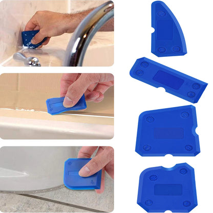 Finishing Caulking Tools Versatile Silicone Glass Cement Scraper Cleaning Hand Spatula Tool Professional Sealant Spreading