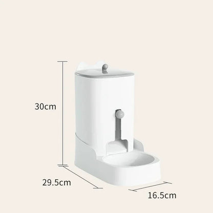 Dog Cat Water Fountain Large Capacity Pet Feeder Cat Food Bowl Gravity Food Feeder Gravity Water Fountain Cat Accessories