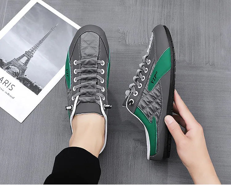 Half Slipper for Men Classic Summer Casual Shoes Men's Flat Shoe Slippers Concise Men Sneakers