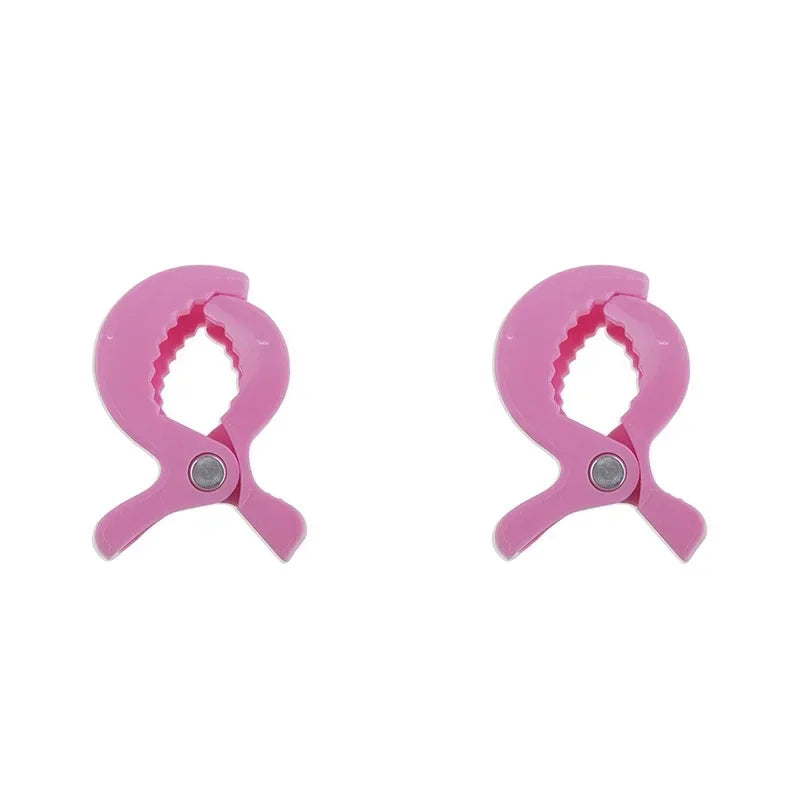 1-4Pcs Baby Stroller Clamp Alligator Clip Pram Peg Portable Stroller Hook Baby Car Seat Clips Toddler Baby Stroller Accessories