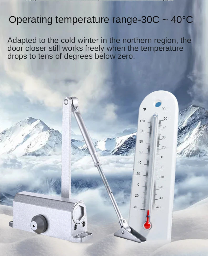 Door closer home push-pull unit door door close artifact fireproof anti-theft door hydraulic automatic buffer silent door closer