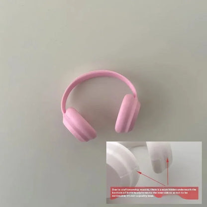 Labubu Headphone Cute Earphone for Labubu I II Mini Plush Doll Headset Decoration Fashion DIY Doll Accessories Gift