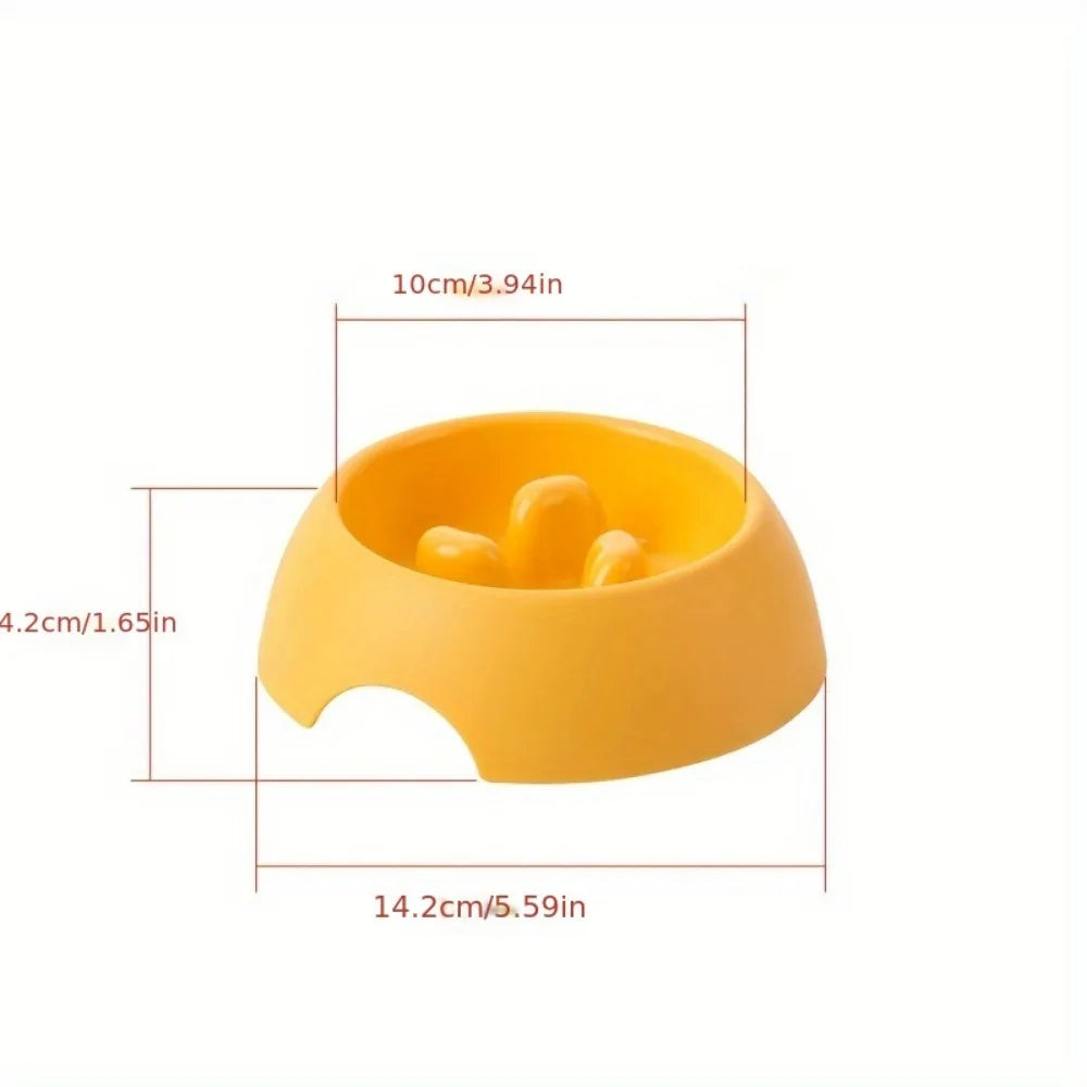 Healthy Pet Feeding Accessories Dog Cat Slow Feeder Travel Puppy Anti Choking Pet Bowl Universal PP Non Slip Slow Feeder Smooth