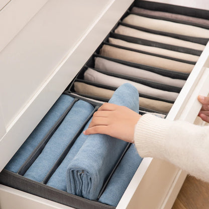 Clothes Organizer Box Panties Socks Storage Boxes Wardrobe Drawers Organizers Pants Clothes Jeans Separator Bra Folding Divider