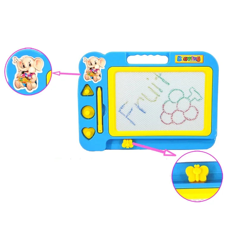 Montessori Educational   Kids Drawing Board Large Doodle Board Portable Erasable Writing Pad Educational Preschool Tool Kids Toy