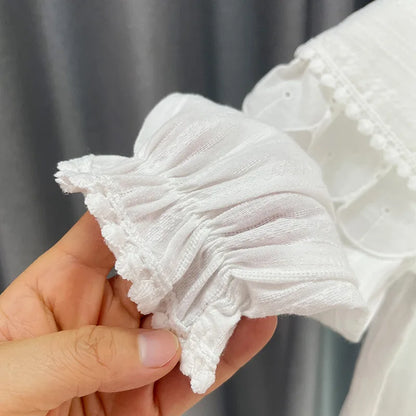 Spring Autumn New Baby's Girl Clothes Cherry Cardigan Shirt Coat for toddler Girl Baby Cloth Outfit wear Versatile Shirt blouse