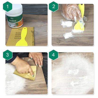 Wood Floor Repair Paste Cream Tub Tile and Shower Repair Adhesive Cream for Wood Scratch Repair Putty