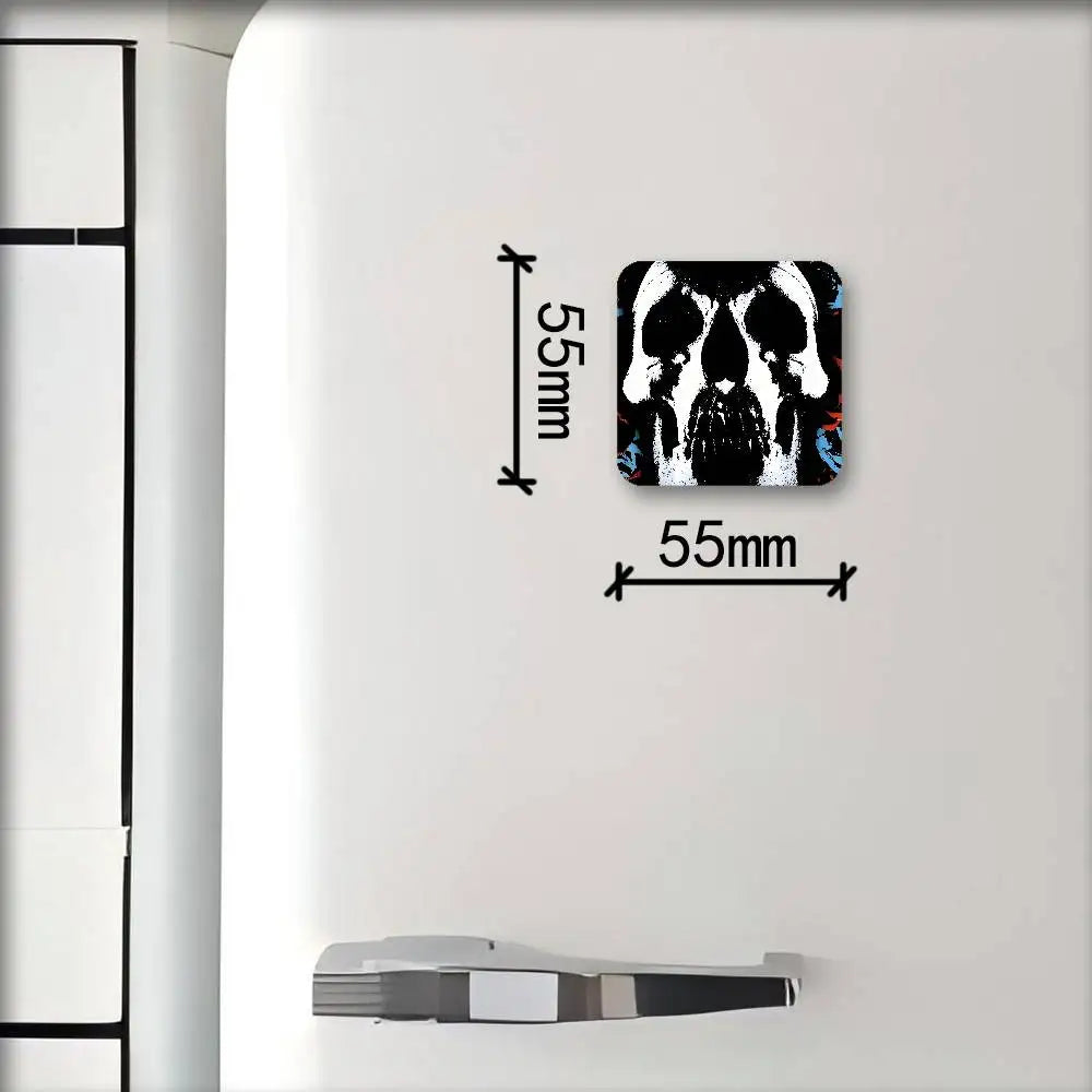 Deftones Music Fridge Magnet Creative Square Refrigerator Magnets Picture For Kitchen Office Whiteboard Home Decoration Gifts