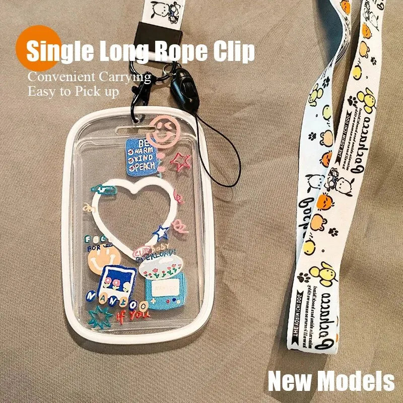 1PC Bus Card Set Campus Card Subway Card Work Card Factory Brand Ins Card Set Meal Card ID Card Pick-up and Drop off Card Protec