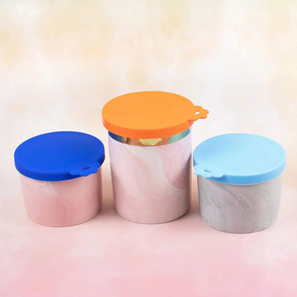 3In1 Silicone Reusable Soft Pet Seal Feed Cans Lid Keep Food Fresh Cover Flexible Storage Household Cup Glass Bottle With Spoon