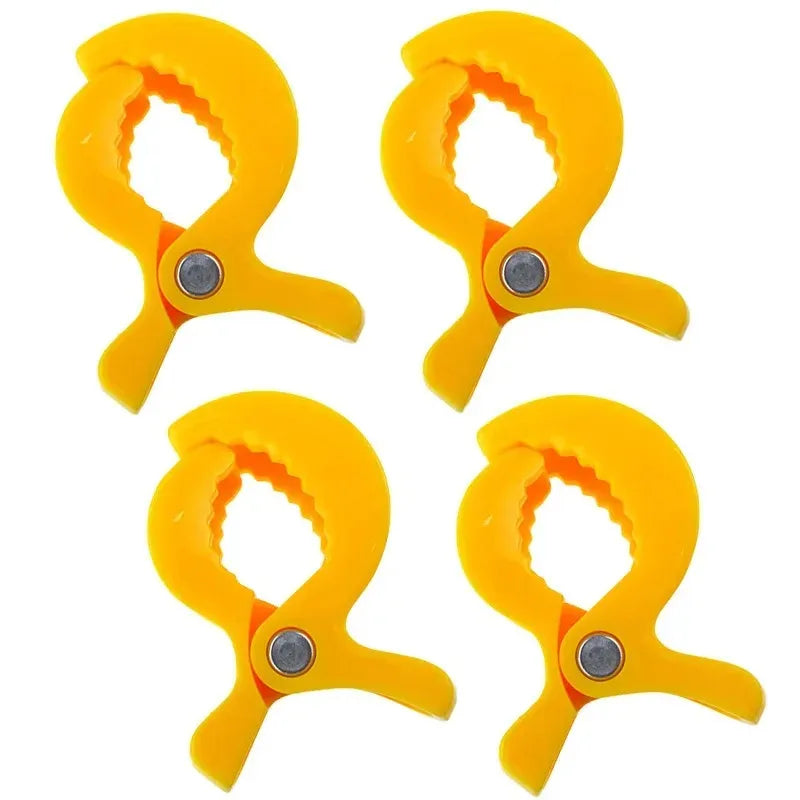 1-4pcs Baby Stroller Clamp Alligator Clip Pram Peg Portable Stroller Hook Baby Car Seat Clips Toddler Baby Stroller Accessories