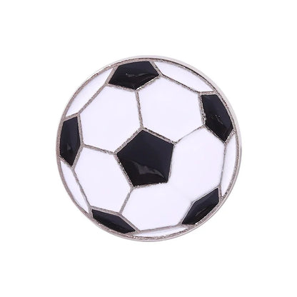 Sports Balls Enamel Pins Boy Students Football Soccer Beach Ball Athletics Brooch Pins Jackets Skirt Badge Jewelry Friends Gifts