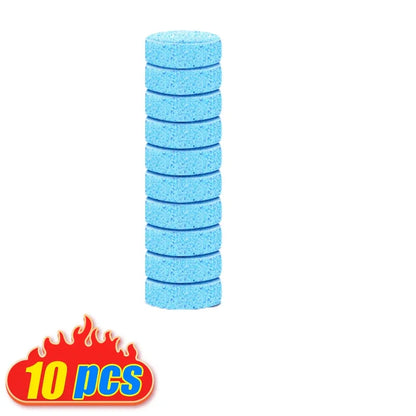 50pcs Car Effervescent Washer Tablet Auto Glass Washing Tablet Car Windscreen Cleaner Windscreen Glass Cleaning Tablet