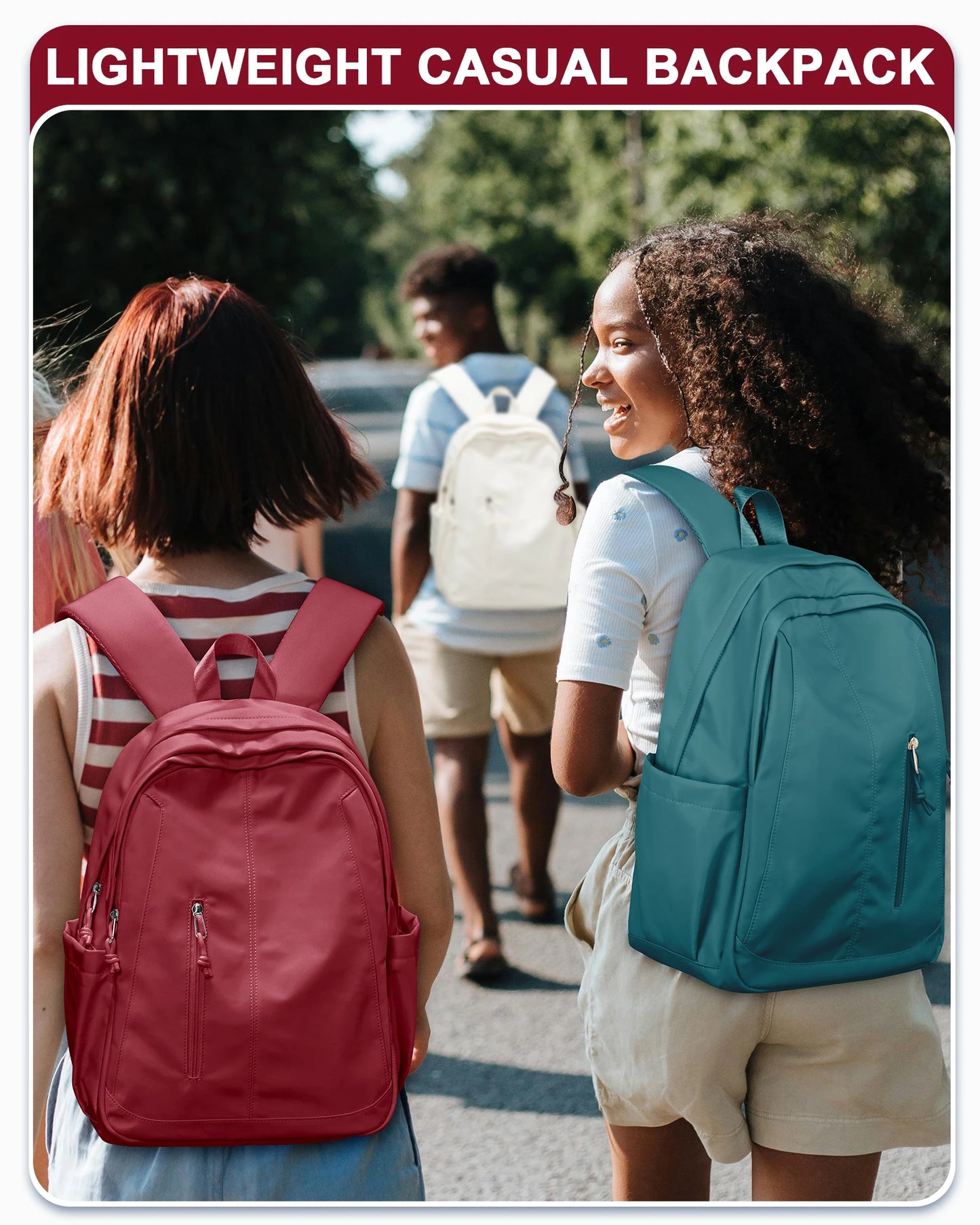 Schoolbag, lovely backpack for junior high school students, leisure backpack for female college students, short-distance travel