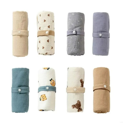 Soft Baby Diaper Changing Pad Strong Absorbent Breathable Infant Diaper Mat Hypoallergenic Diapering Sheet Baby Bed Pad Nursery