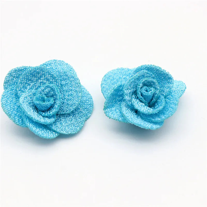 2.5CM Small Flower Clothing Headwear Accessories Three-dimensional Flower Handmade DIY Hair Accessories Accessories