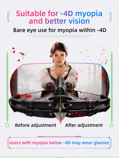 VR Glasses 3D Virtual Reality Headset Helmet For Phone Lenses Goggles Devices Viar Smart Smartphones Cell Game Viewer Mobile Set