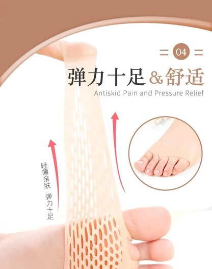 Silicone Forefoot Pads for Women High Heel Pain Relieve Inserts Breathable Foot Care Pads Half Shoe Insole Cushion Accessories