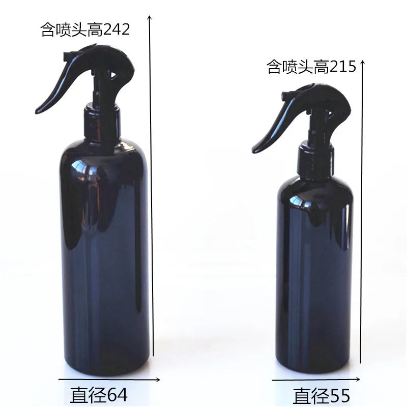 10 pcs Black Spray Bottle With Trigger Sprayer 100ml 150ml 250ml 300ml 500ml