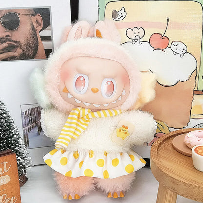 Labubu 3.0 Cartoon Style Cute Clothes Ropa Labubu for V1/V2/V3 Labubu Dolls Decoration