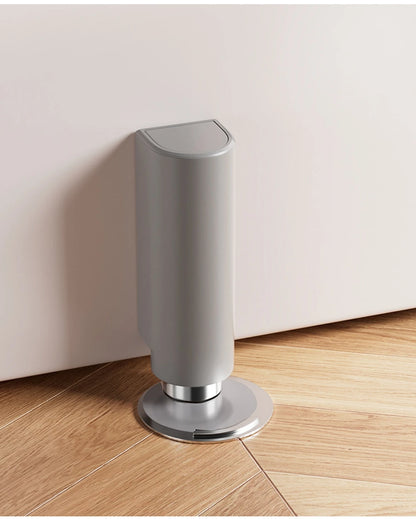 Stainless Steel Magnetic Door Stopper, Gray Black Nail Free Door Base, Door Hardware Door Close Prevention Door Stop Door Closer