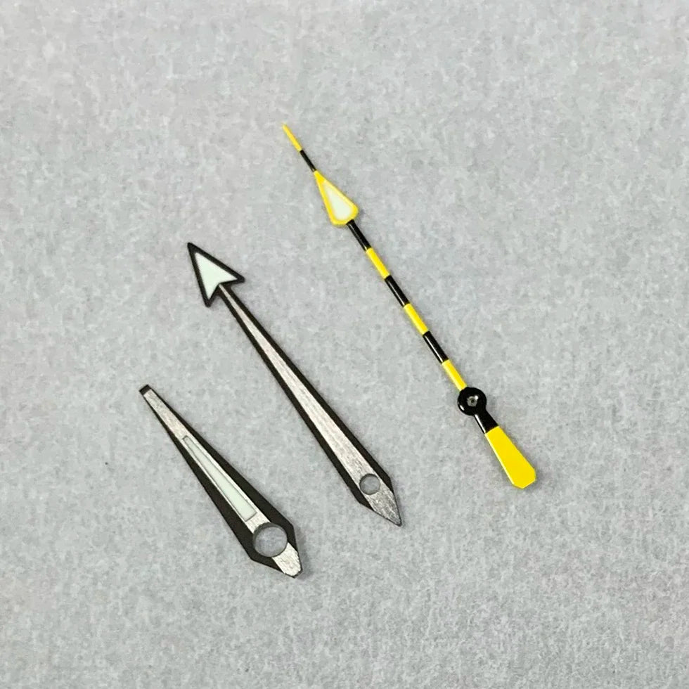 Blue Luminous Watch Hands Coloured Seconds Hand Set Retrofit Watch Accessories Three Hands for NH35/NH36/4R/7S Movement