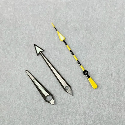 Blue Luminous Watch Hands Coloured Seconds Hand Set Retrofit Watch Accessories Three Hands for NH35/NH36/4R/7S Movement