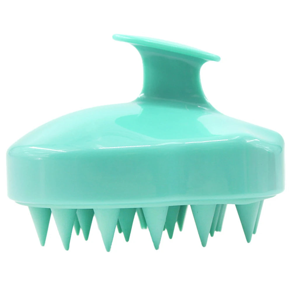 Head Massage Instrument Silicone Hair Scalp Massage Brush Comb Shampoo Hair Washing Comb Magic Handle Brush Spa Massage Brush