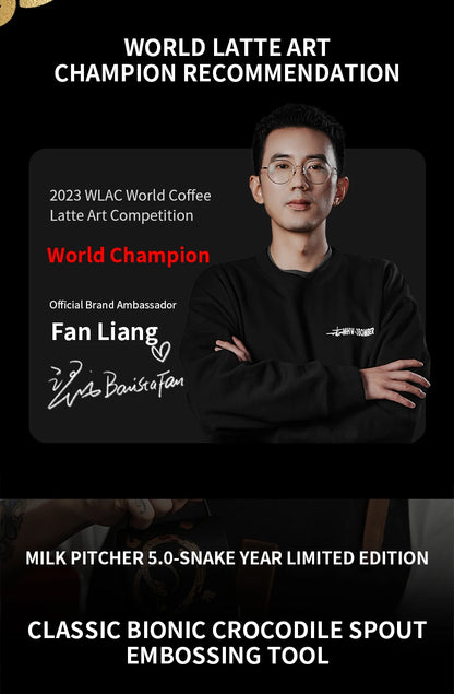 MHW-3BOMBER Coffee Milk Frothing Jug Latte Art Cup Stainless Steel Milk Frother Pitcher Jug Espresso Coffee Accessories