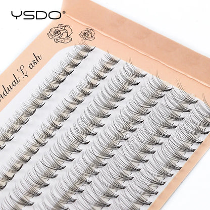 DIY Lash Extension Kit Lash Individual Lashes Clusters8-16mm With Waterproof Lash Bond And Seal Eyelash Tweezers Lash Kit