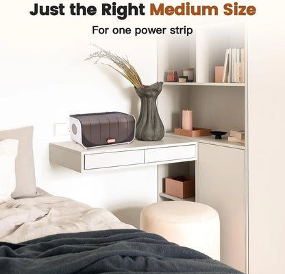 Cable/Cord Organizer Box, Cord Management Box to Hide Wires & Power Strips, Cord Hider Box, Desk Charger Cable Organizer