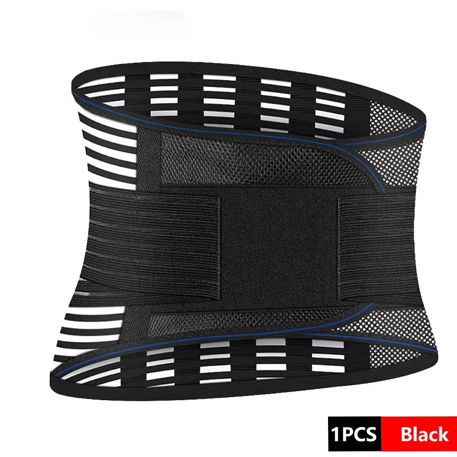 Back Brace Men Women Waist Support Beltm Breathable Adjustable Lumbar Support Belt for Herniated Disc Scoliosis Back Pain Relief