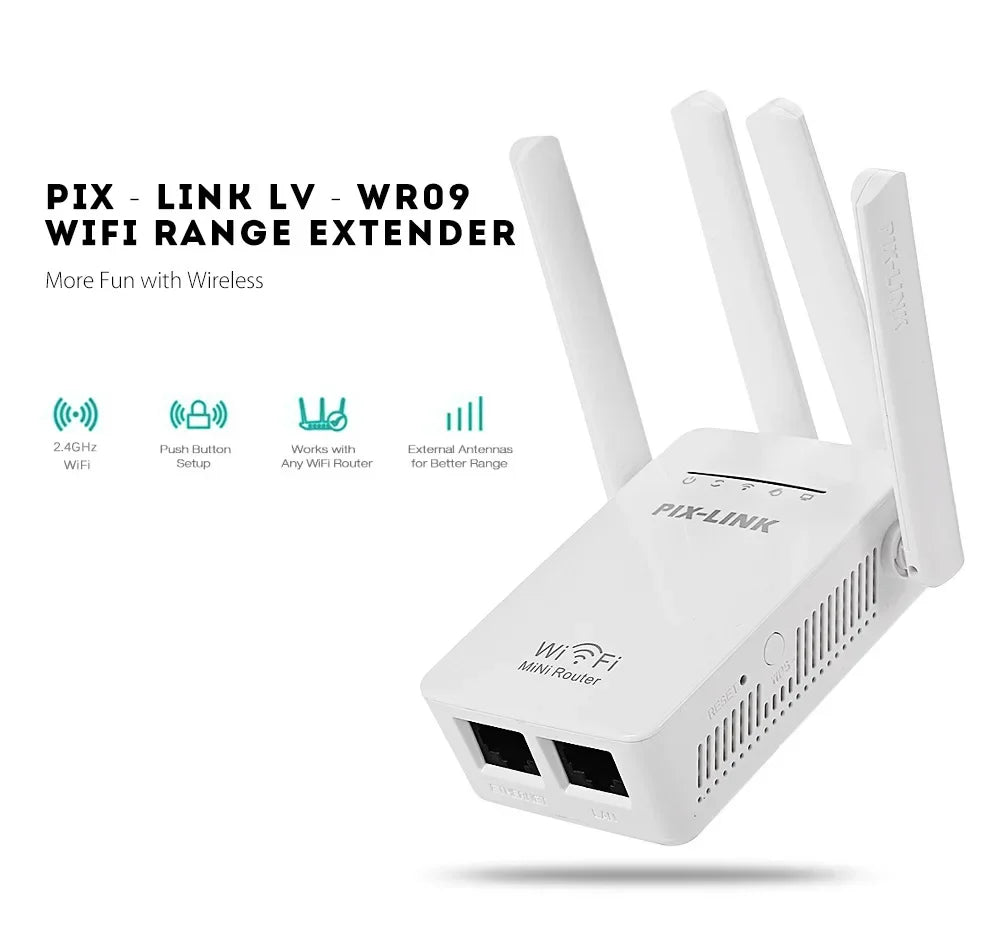 wifi extender 300Mbps 2.4GHz Home Wireless WiFi Router Repeater Booster Range Extender Expander